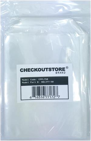 CheckOutStore Cardstock Clear Storage Pockets No Flap (12 3/4 x 13) –