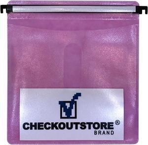 100 CD Double-sided Refill Plastic Hanging Sleeve Pink