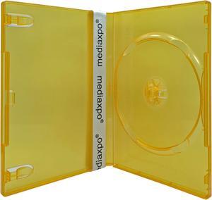 10 STANDARD Clear Orange Color Single DVD Cases