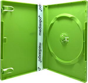 50 STANDARD Solid Green Color Single DVD Cases