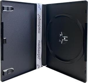 10 PREMIUM STANDARD Black Single DVD Cases 14MM (100% New Material)