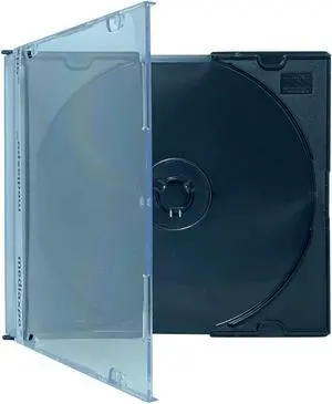 1000 SLIM Black CD Jewel Cases 1000 SLIM Black CD Jewel Cases