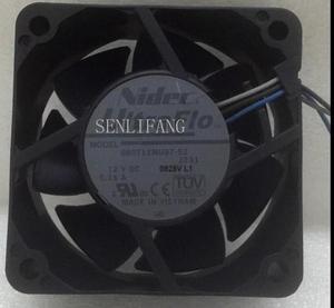for Nidec 6025 12v 0.16a U60T12MUB7-52 U60T12MUB7-53 3Lines Computer cooling fan
