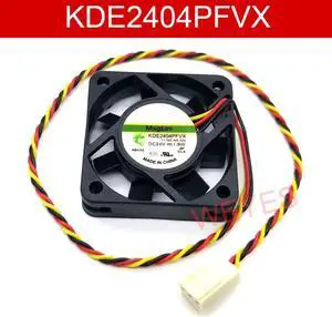 Genuine for 4010 KDE2404PFVX 24V 1.9W 3-wire frequency silent cooling fan