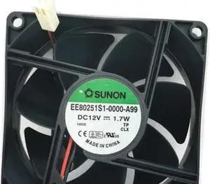 for sunon EE80251S1-0000-A99 8025 12v 1.7w cooling fan 80*80*25MM