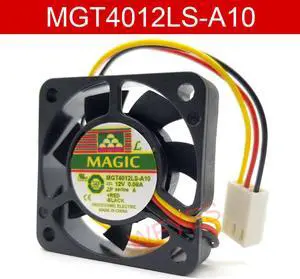 FOR Protechnic MGT4012LS-A10 DC12V 0.08A 4010 4CM 40MM 40X40X10MM 3pin Cooling Fan FOR Protechnic MGT4012LS-A10 DC12V 0.08A 4010 4CM 40MM 40X40X10MM 3pin Cooling Fan