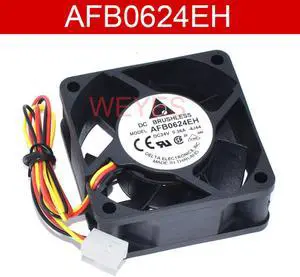 For Delta AFB0624EH DC24V 0.36A Three Lines Cooling Fan