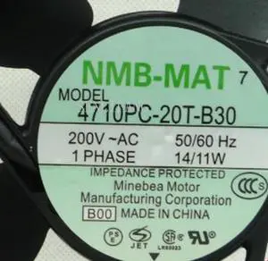 for 4710PC-20T-B30 200V 14/11W NMB 4710PS-22T-B20 120*120*25MM 9/8W 220V 12cm cabinet cooling fan for 4710PC-20T-B30 200V 14/11W NMB 4710PS-22T-B20 120*120*25MM 9/8W 220V 12cm cabinet cooling fan