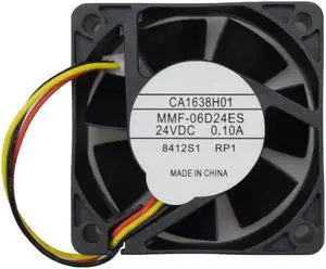 For Mitsubishi MMF-06D24ES-RP1 CA1638H01 60*60*25mm DC24V 0.10A Cooling Fan 3pin