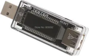 USB Charger Current Voltage Charging Detector Mobile Power Current and Voltmeter Ammeter power capacity tester meter