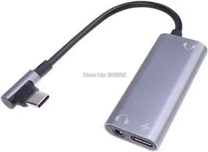 3.5mm AUX Audio Cable 3 in 1 Type C to 3.5mm Earphone with PD 3.0 Charging Adapter Jack Audio Headphone USB-C Charger Cable