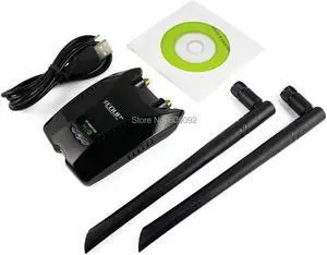 USB WiFi Adapter 300Mbps With Dual Detachable Antennas 6dBi Wireless Network Card For PC Desktop Laptop Accessories Windows