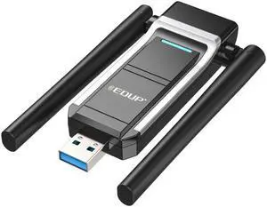 2.4GHz/5GHz Dual Band High Speed RTL8832AU 1800Mbps WiFi 6 Adapter USB3.0 Wireless Dongle Network Card For Computer