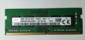 OIAGLH For 4G 1RX16 PC4-2400T-SC0-11 DDR4 HMA851S6CJR6N-UH Notebook