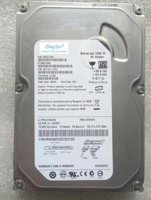 OIAGLH For 3.5-inch 436242-002 ST380815AS 9YC131-021 80G Desktop Computer