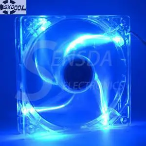 FOR 120mm LED Case Fan 12V 4Pin 120x25mm For Computer PC Host CPU Cooling Fan