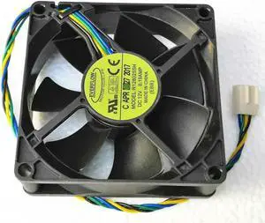 FOR 80mm PWM Cpu Fans for R128025SH 12V 0.19A 8025 80mm fan 8cm Fan 4-Wire Hydraulic Speed pwm pc cpu Mute Quiet Fan