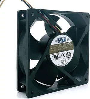FOR DA12032B48U 120mm 12032 48V 12CM Industrial Computer Bearing Server Inverter Fan PWM Temperature Control