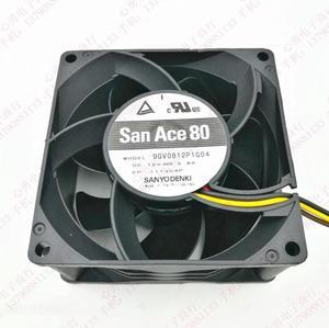 FOR 9GV0812P1G04 12V 3.8A 8CM 80mm 8038 High Speed Powerful w Server Case Cooling Fan