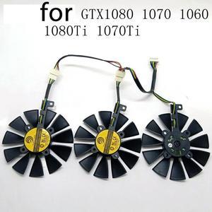 FOR Gpu VGA Graphics Fan GTX1080 GTX980ti GTX1060 GTX1070 for STRIX GTX 1080/980Ti/1060/1070 Video Cards Cooling Systems
