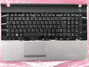 FOR FR/GR/IT/UK/SP laptop keyboard FOR 300E7A 305E7A with touc ad palmrest black color