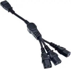 FOR Power cable extension IEC 320 C14 Male to 3 ways C13 Female Y Type Splitter Power Cord C14 to 3 ways C13 250V/10A 1pcs FOR Power cable extension IEC 320 C14 Male to 3 ways C13 Female Y Type Splitter Power Cord C14 to 3 ways C13 250V/10A 1pcs