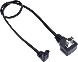 FOR IEC 320 C7 To US 2Pin Power Cord For TCL TV C7 Right 90 degree To 2Pin Extension Cable 05m1m2m