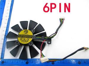 FOR FDC10U12S9-C FDC10H12S9-C 3pcs/lot 87mm 6pin for GTX1060 1070 1080 RX480 580 GTX980Ti graphics card fan