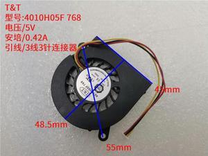 FOR CPU Cooling FOR 4010H05F 768 DFB501005M 5V 0.42A 4CM 3PIN Video Card VGA Cooler notebook fan