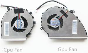 FOR CPU GPU Cooling FOR GE72VR GP72VR 6RF 7RF GP72MVR GL72VR PAAD06015SL N372 N389 DC 5V gl72m gf72vr ms-1799