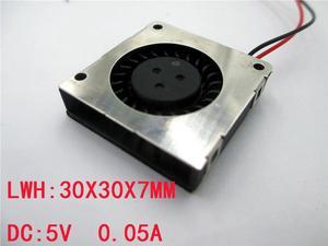 FOR 4pcs FOR 5V 3cm 4cm 4.5cm Hydraulic Bearing Blow Radial extruder Fan Mini car navigation fan