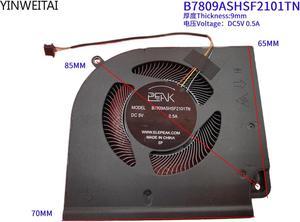 FOR 5V 0.5A Cooling FOR Laptop CPU fan B7809ASHSF2101TN B7809ASHSF2100TN