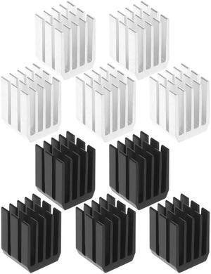 FOR 5Pcs/Set 9*9*12mm Aluminum Cooling Heat Sink Chip RAM Radiator Heatsink Cooler