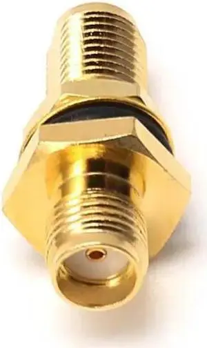 FOR SMA Female RF Connector Straight Coaxial Converter Adapter Panel Mount O-Ri