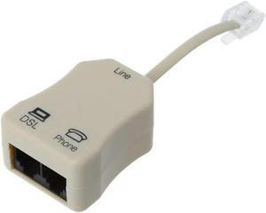 FOR Portable Modem Telephone Phone Fax In-Line Splitter Filter Network 1PC