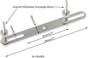FOR 1 Set Stainless Steel Water Cooling Waterblock Buckles Screw M3*40 For VGA GPU