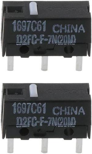 FOR 2Pcs Mouse Micro Switch D2FC-F-7N 20m for