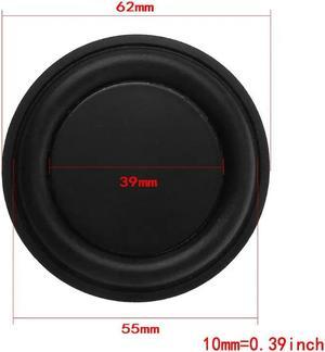 FOR 62mm Passive Radiator Subwoofer Speaker Membrane Bass Rubber Woofers