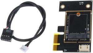 FOR for M.2 Wifi Adapter Ngff for Key A E To PCI for Express PCI-E 1X NGFF Support 2230 Card for AX200 9