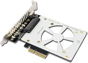 FOR SFF-8639 to PCIE Adapter Converter Card Hollow Design Better Cooling