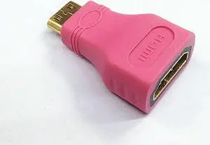 FOR Mini HDMI-compatible Adapter Type C Male To HDMI Type A Female TV Video Adapter Connector