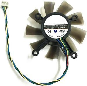 FOR 75MM FD8015U12S DC12V 0.5AMP 4PIN Cooler Fan For GTX 560 GTX550Ti HD7850 Graphics Video Card Cooling Fans