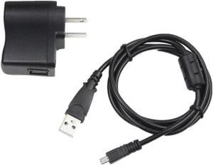 FOR USB AC/DC Power Adapter Camera + PC Cord For S6500