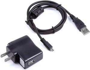 FOR USB AC/DC Power Adapter Camera + PC Cord For S4100