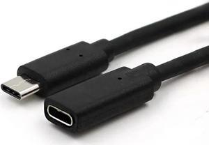 FOR 2PCS/LOT USB 3.1 Type C Male to USB 3.1 Type C Female Extension Data Cable 1M