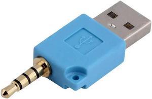 FOR 3.5mm to USB 2.0 Male Aux Auxiliary Adapter For sh-uffle 1st 2nd