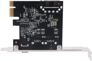 FOR PCIE PCI Express to USB 3.1 Type-C 2 Port USB 3.0 Type-A Riser Expansion Card Adapter with SATA 15 TXB055