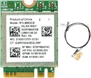 FOR 5400M Wifi RTL8852CE 2.4/5/6G WiFi6E Card compatible5.3