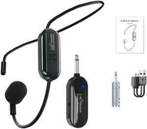 FOR 2.4G Head Mounted Lavalier Microphone Set for Amplifier Voice Speaker Teaching Tours Guide