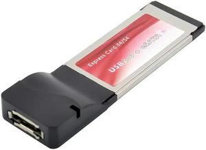 FOR Express Card 34mm to usb2.0+eSata Hard Disk SSD Adapter e SATA sil3531 set